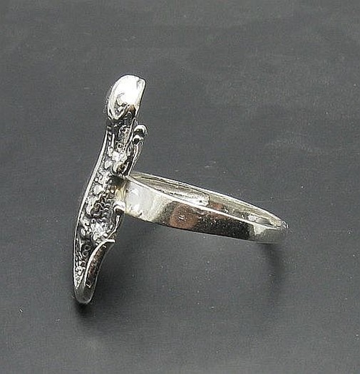 925 Sterling Silver Lizard Gecko Ring Handmade Nickel Free