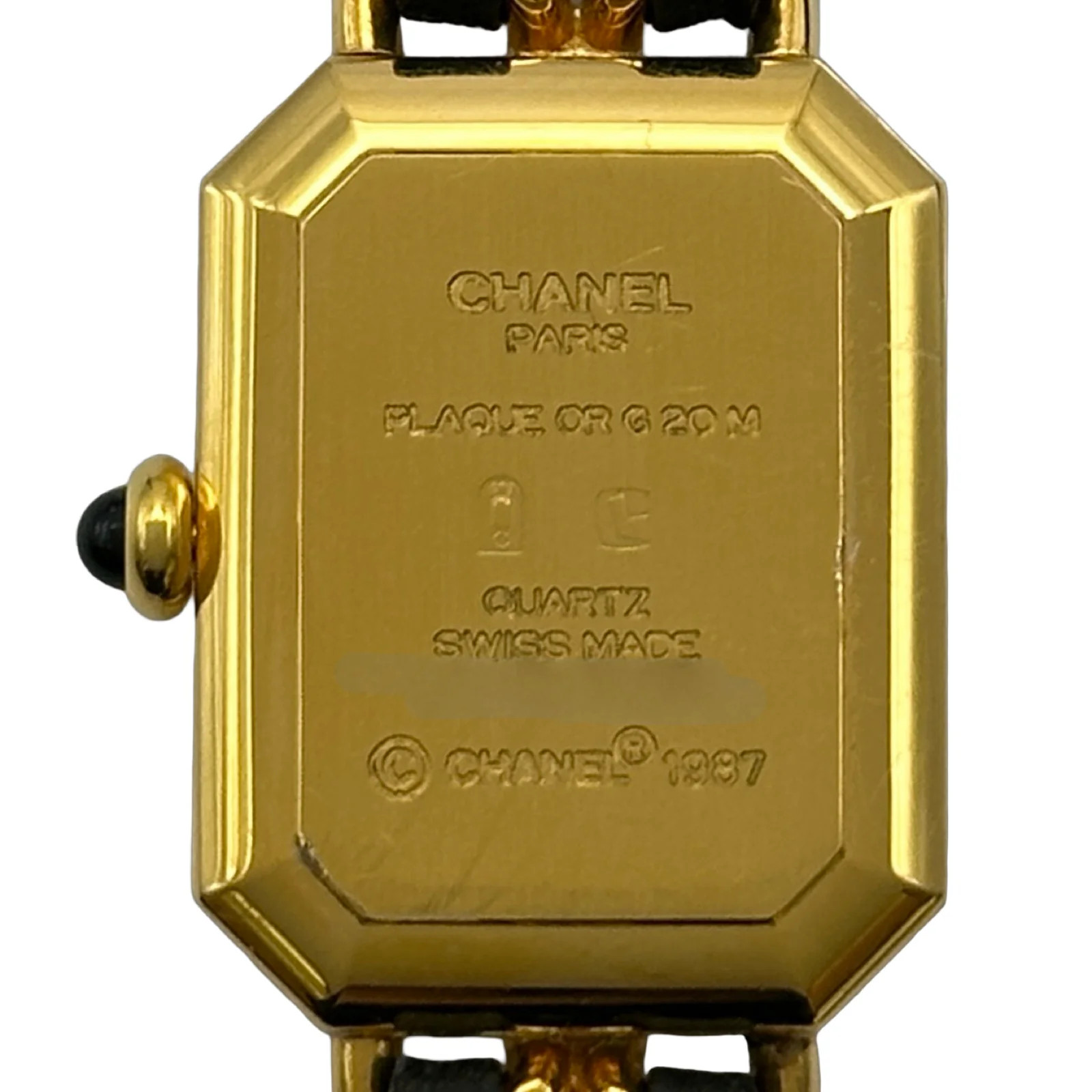 Chanel Première S H0001 20mm Black Dial Quartz Watch OKW3072