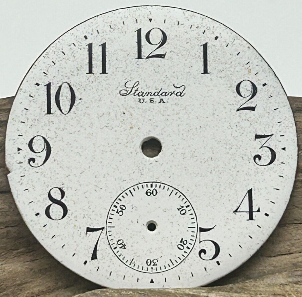 STANDARD U.S.A. POCKET WATCH DIAL BREGUET NUMERAL INDICES 41.7mm (OP2)