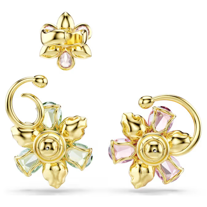 Swarovski Idyllia Ear Hook Set 3 Asymmetric Design Mixed Cut
