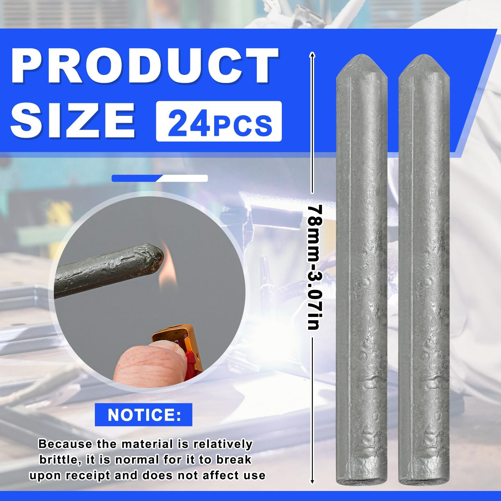 24 Pcs Low Temperature Universal Welding Rod Sticks Metal Easy Melt Low Melt …
