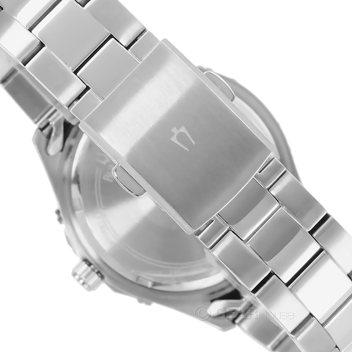 BULOVA Marine Star Womens Watch, White MOP Dial, Silver Stainless Steel Band