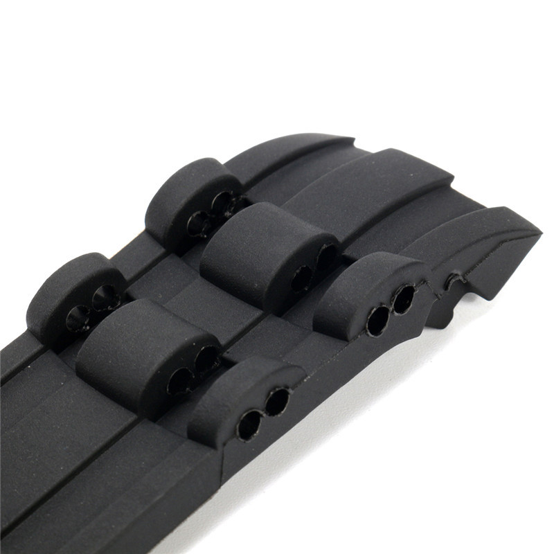 26mm Rubber Black Watch Band Strap For Invicta Pro Diver 6977-6978-6981-6983