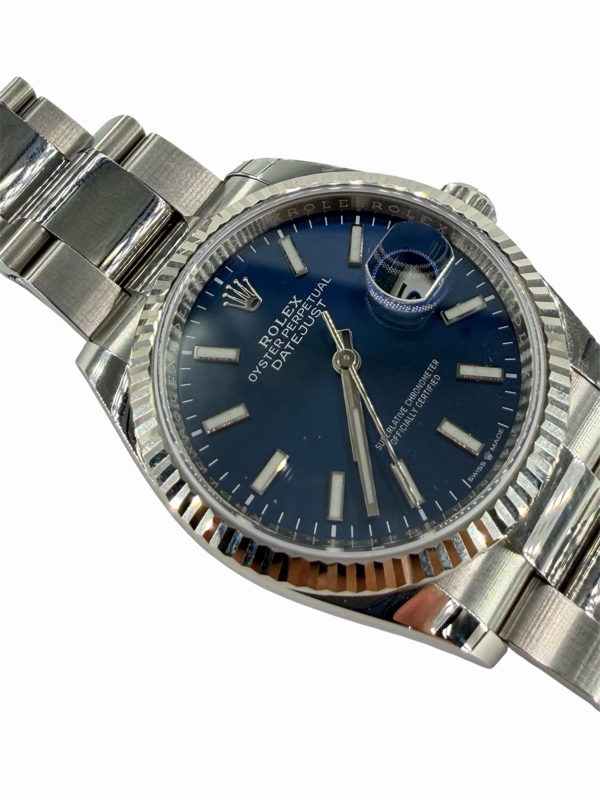 ROLEX Datejust 36, Ref.126234, Stainless Steel, Blue Dial