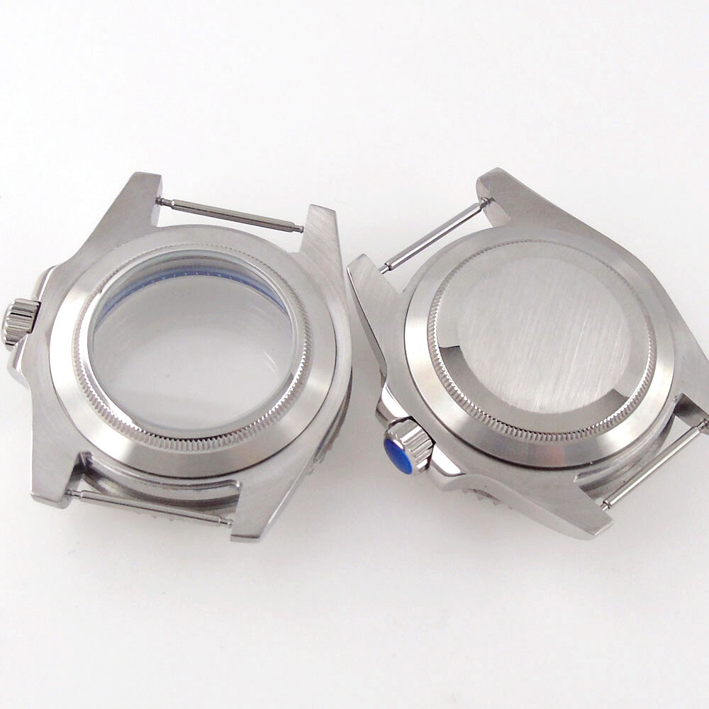 20ATM 40mm Gray Ceramic Bezel Watch Case Fit NH34 NH35 NH36 ETA 2824 PT5000