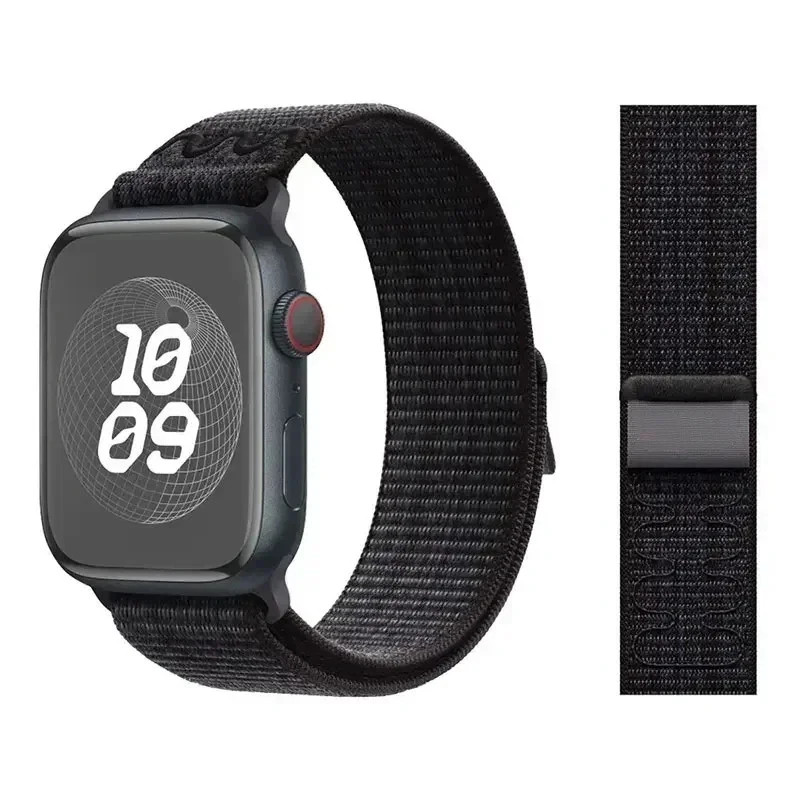 Nylon Classic Sport Loop bracelet correa Apple watch series 9 8 7 5 4 3 Ultra SE