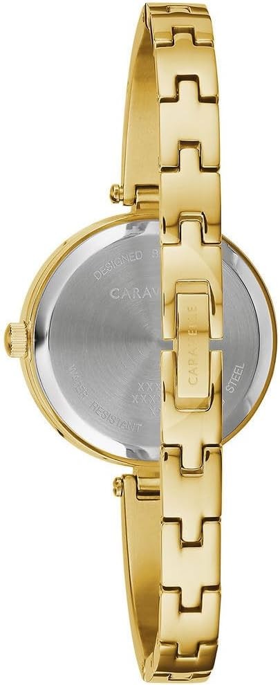 Caravelle by Bulova Women’s Gold-Tone Quartz Watch ONLY 26MM 44X100