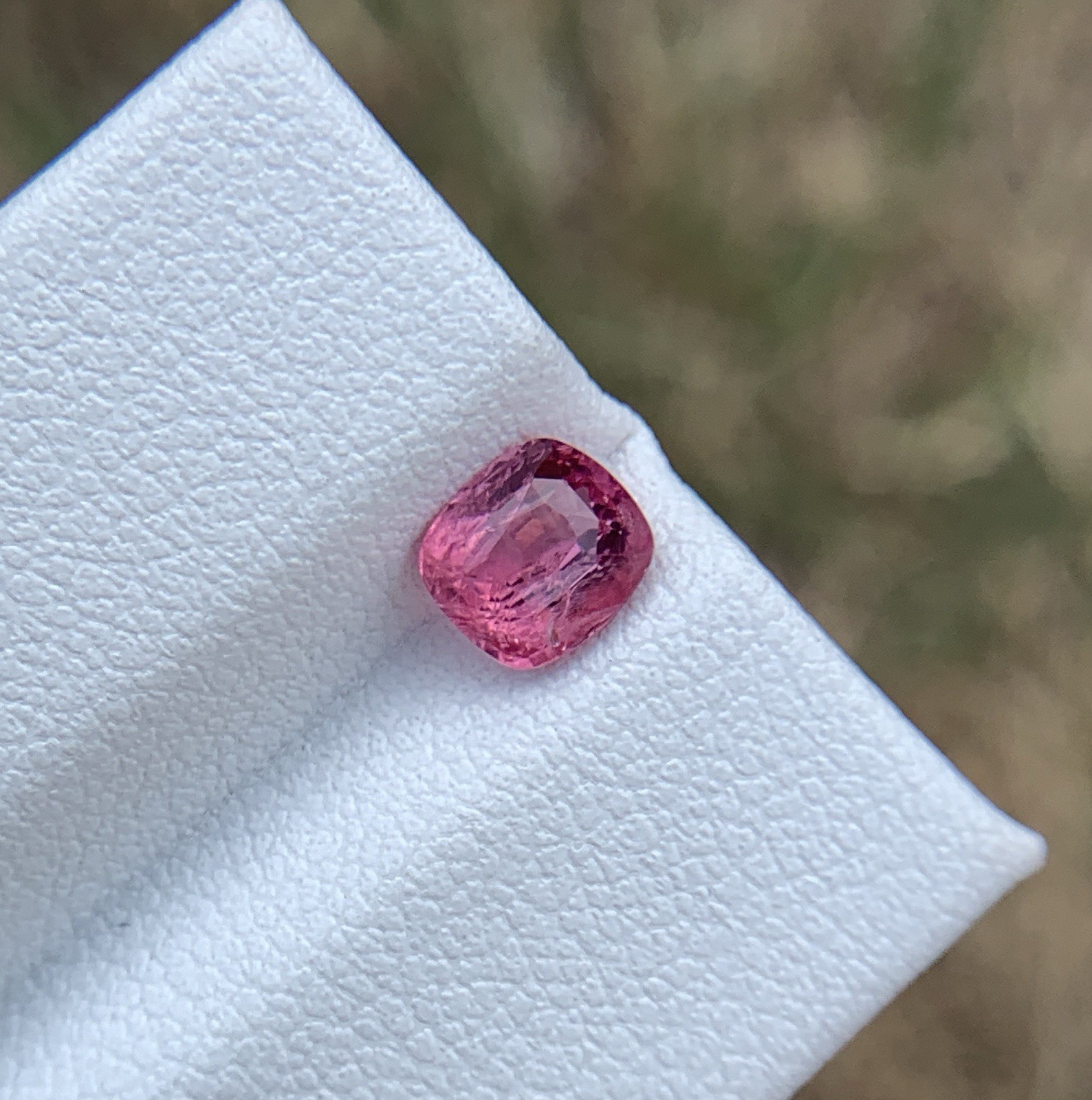 Natural Mahenge Pink Spinel 1.06ct Cushion Cut Tanzania Loose Gemstone