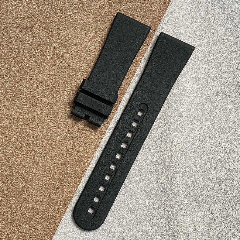 23mm-20mm High-Quality Rubber Watch Band Strap Fit Blancpain 5000 5015 5200