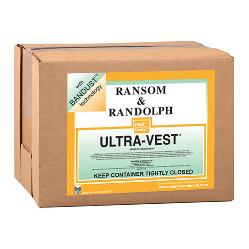 R&R ULTRAVEST BANDUST JEWELRY CASTING INVESTMENT FOR GOLD & SILVER LESS DUST