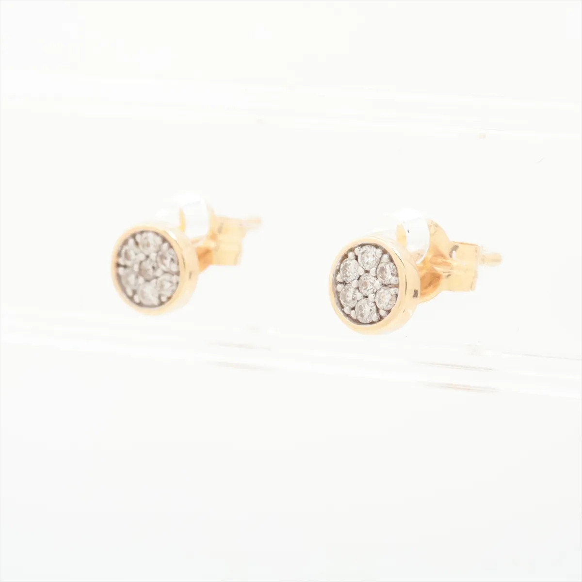 ete diamond Piercing jewelry K18(YG)×K10(YG) 0.5g 0.02 0.02