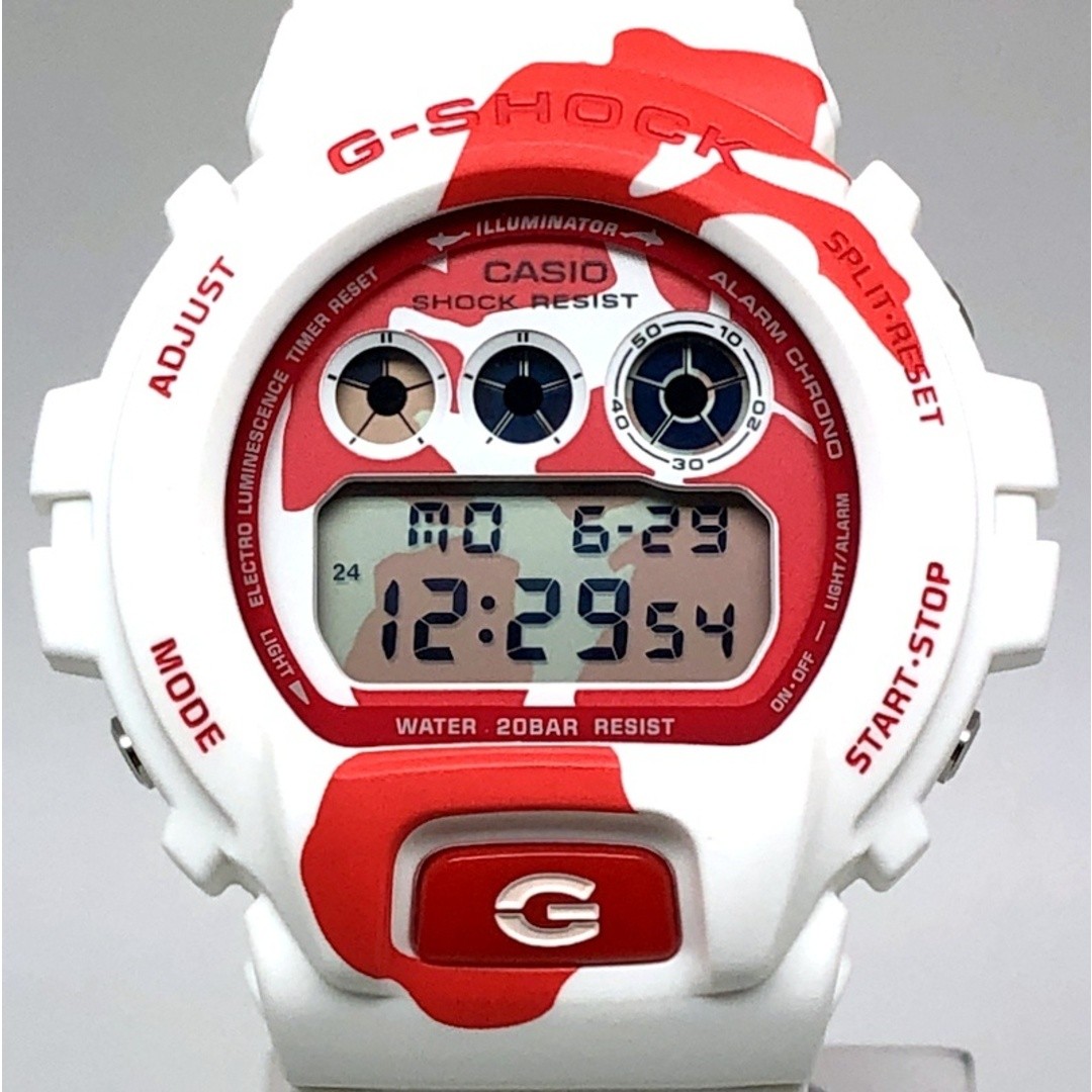 G SHOCK DW 6900JK 4 NISHIKIGOI Koi Red White 3rd BlackEyePatch Made in in June 2