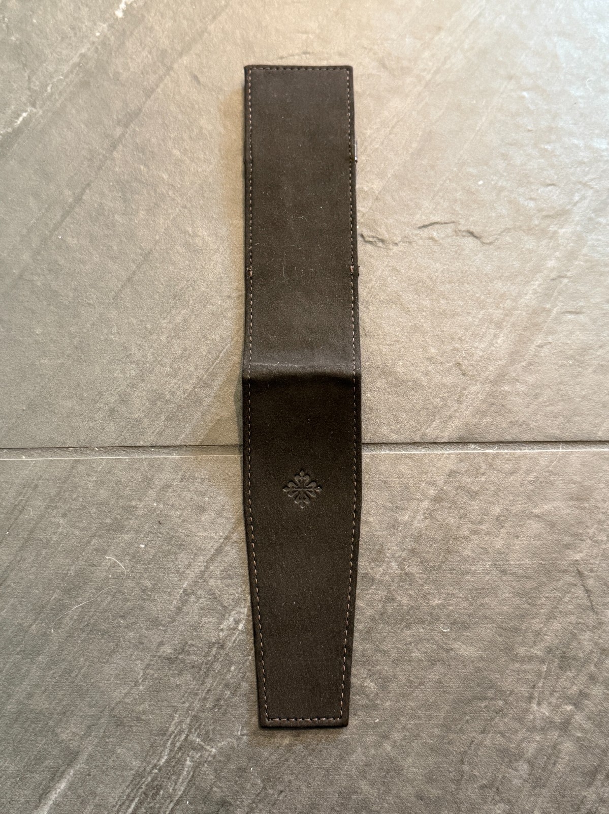 NEW GENUINE OEM PATEK PHILIPPE BROWN SUEDE WATCH / STRAP POUCH