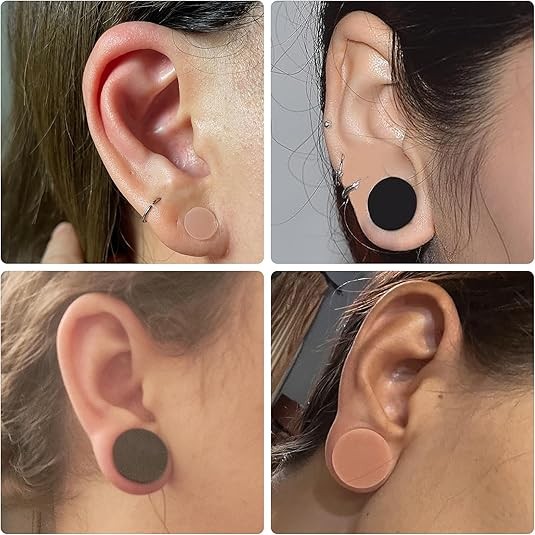 20PCS Random Silicone Ear Plugs Gauges Tunnels Expander Body Piercing Kit 8g-1″