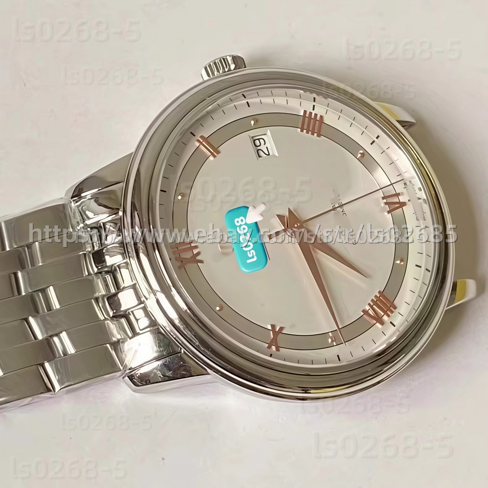 For DIY 39.5mm Watch Steel Case kit For 2824 9015 2892 movement