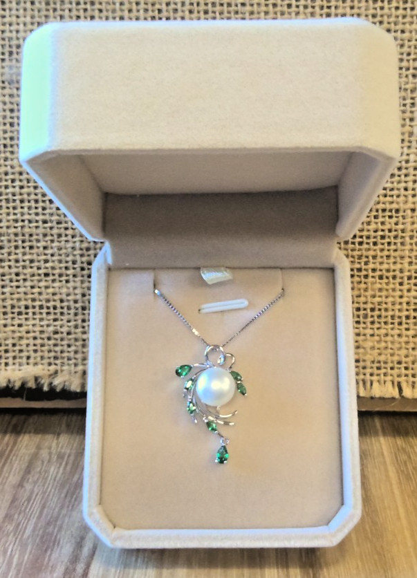 18″ Sterling Silver Cultured Fresh Water Pearl Necklace