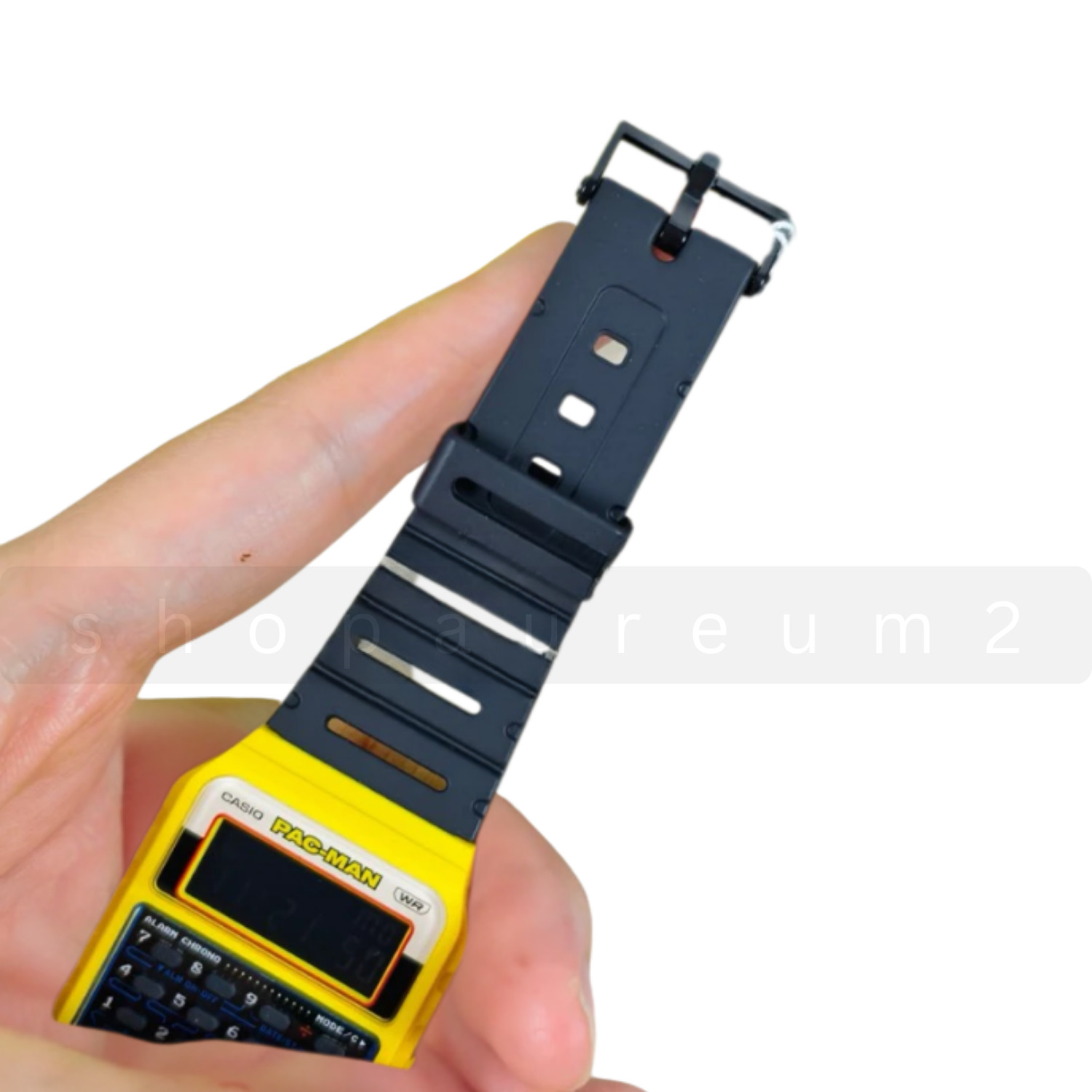 Casio Digital PAC-MAN Collaboration Alarm Chrono Calculator CA-53WPC-1B Watch