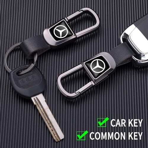 leather car keychain set for Mercedes-Benz men and women family Ag-black-04