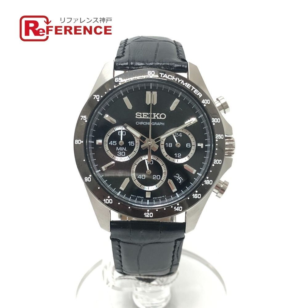 SEIKO Spirit Chronograph 8T63 00D0 SS Silver