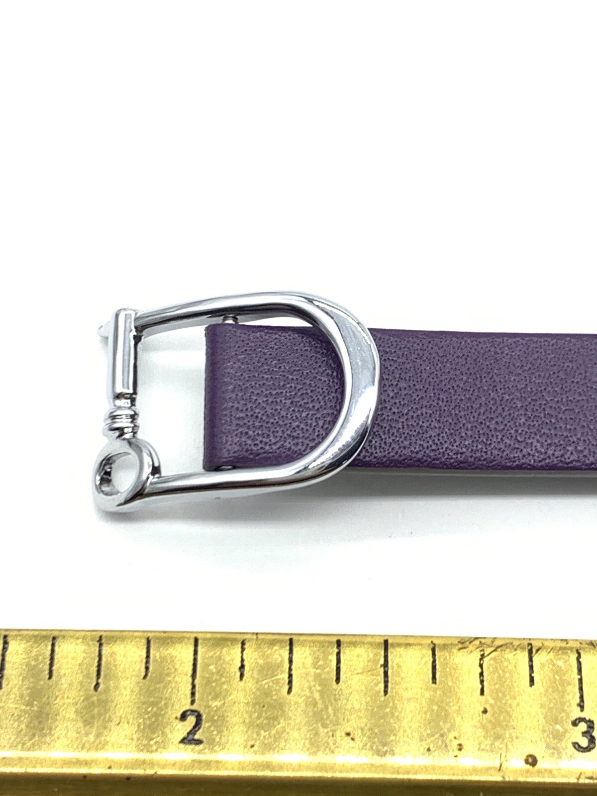 Keep Collective Bracelet Slide Charm Rhinestone Silver Gold P Purple Leather B13