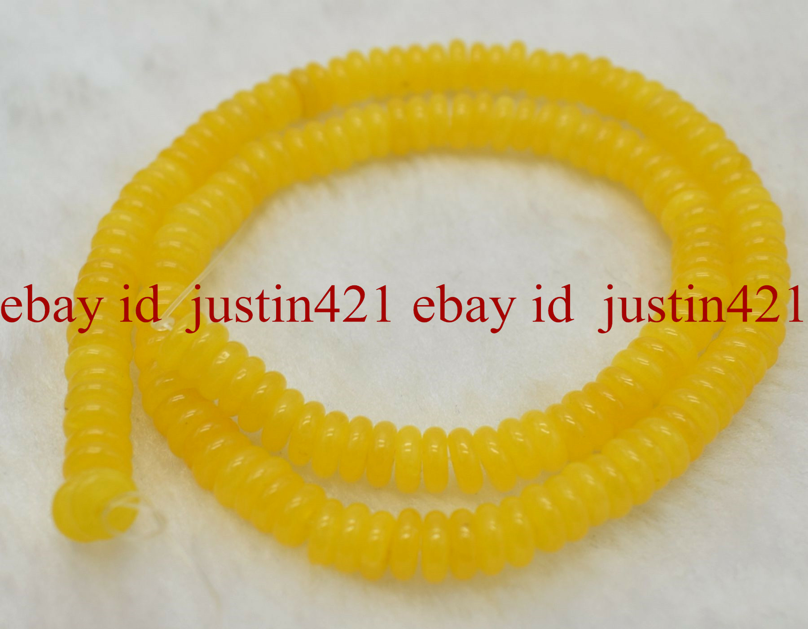 Natural 3×8/4x10mm Yellow Topaz Abacus Shapes Gemstone 15 Inch Loose Beads