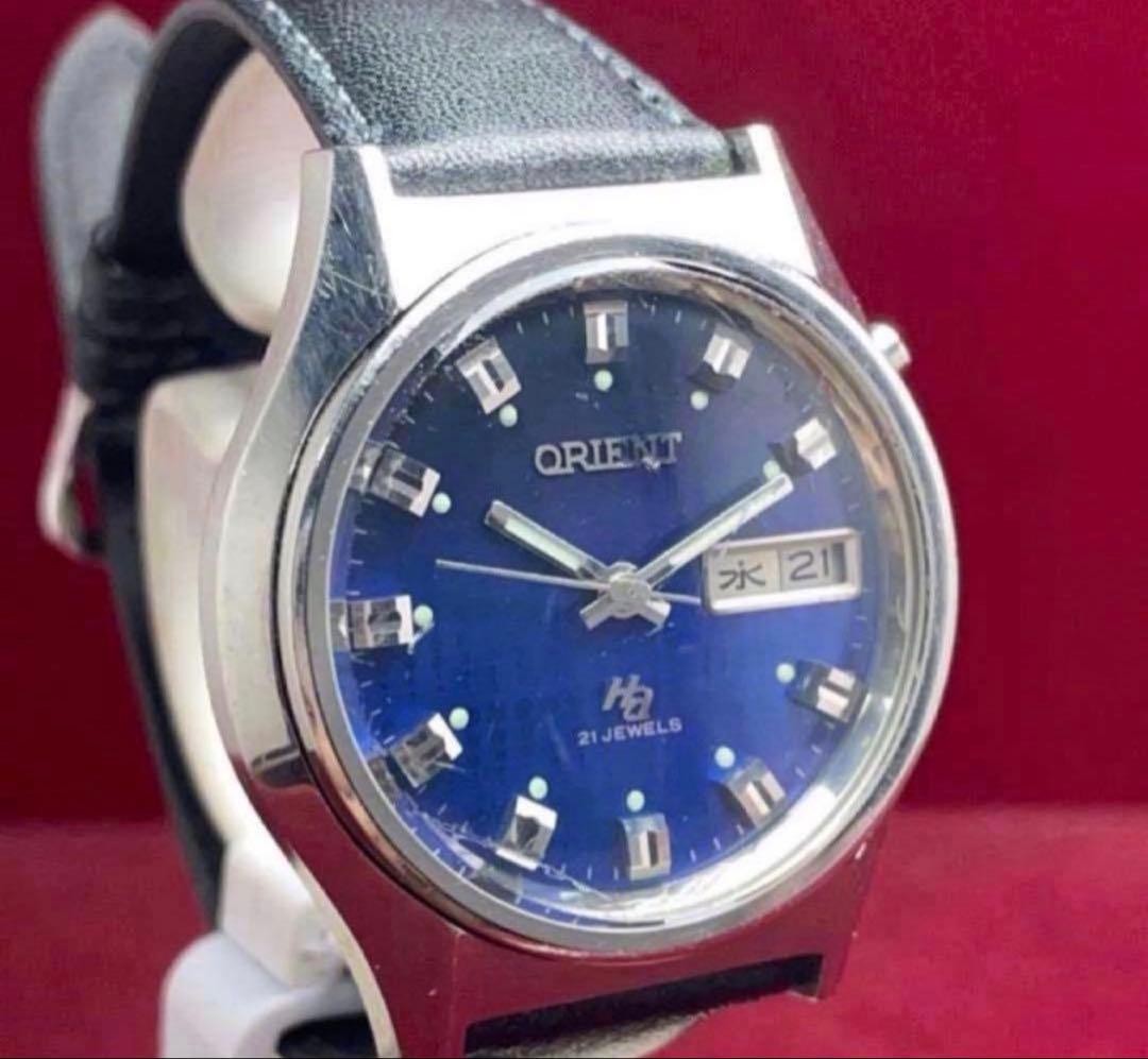 ORIENT Hiace Automatic Watch Cal.469 36mm Stainless Steel Blue Dial Day Date