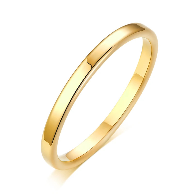 Twisted Rope Slim Ring Stainless Steel Minimalist Wedding Band Women Jewelry