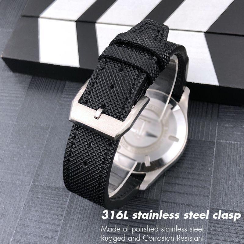 20 21mm Leather Nylon Watch Strap Fits IWC TOP GUN Big Pilot SPITFIRE Mark 18