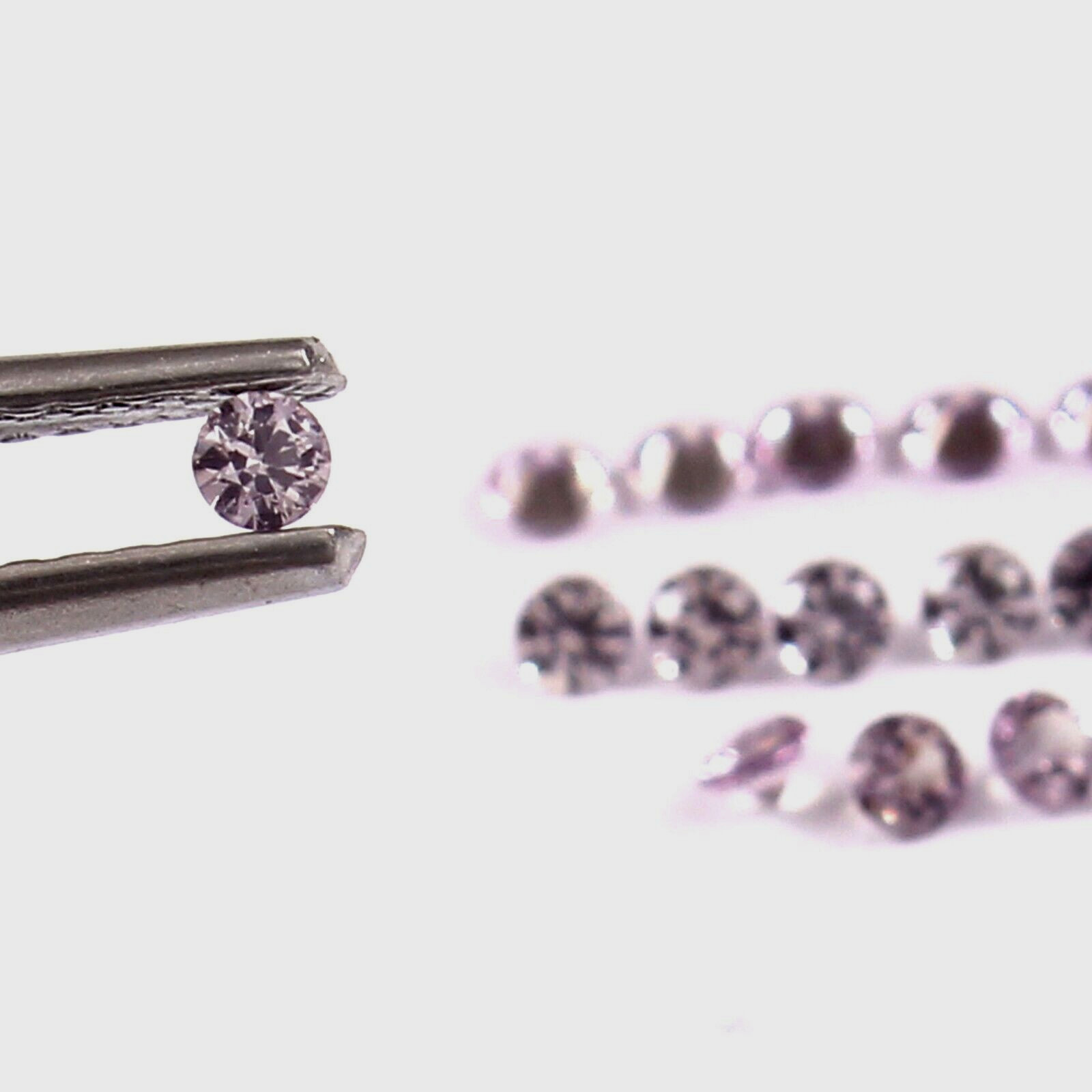 AAA Natural Ceylon Violet Spinel Loose Round Gemstone Cut Lot – 10 Pcs – 2×2 MM