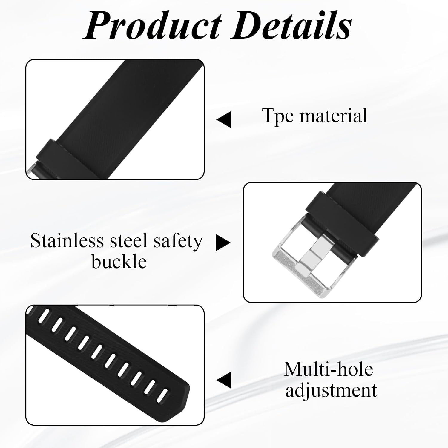 Watch Bands Replacement for Id115Plus HR, Very Fit Pro Activity Fitness Tracker
