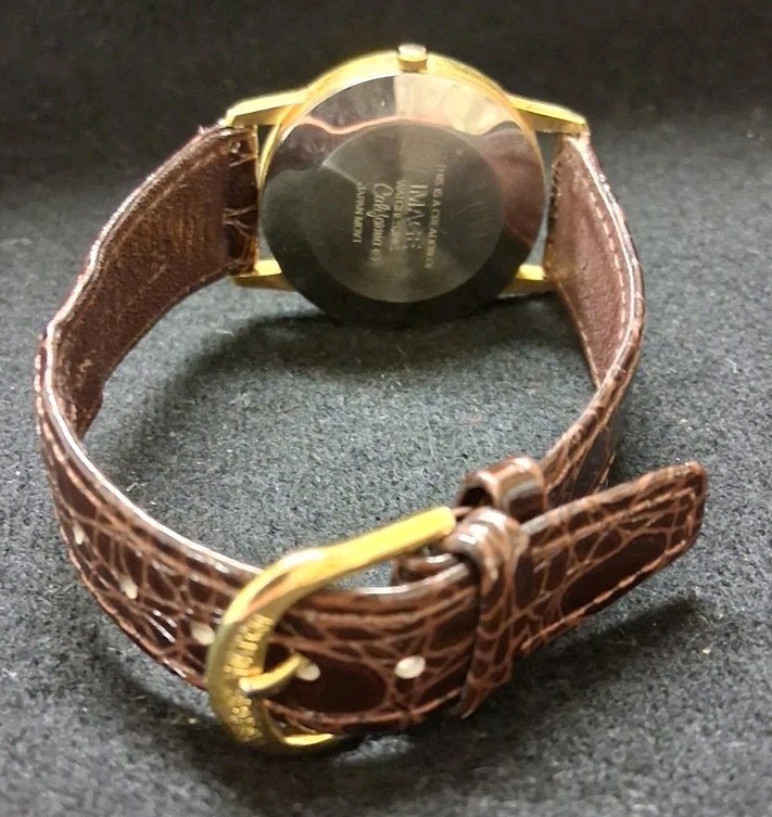 SUPER 8 MOTEL WRISTWATCH GENUINE LEATHER IMAGE WATCHES, INC. CALIFORNIA
