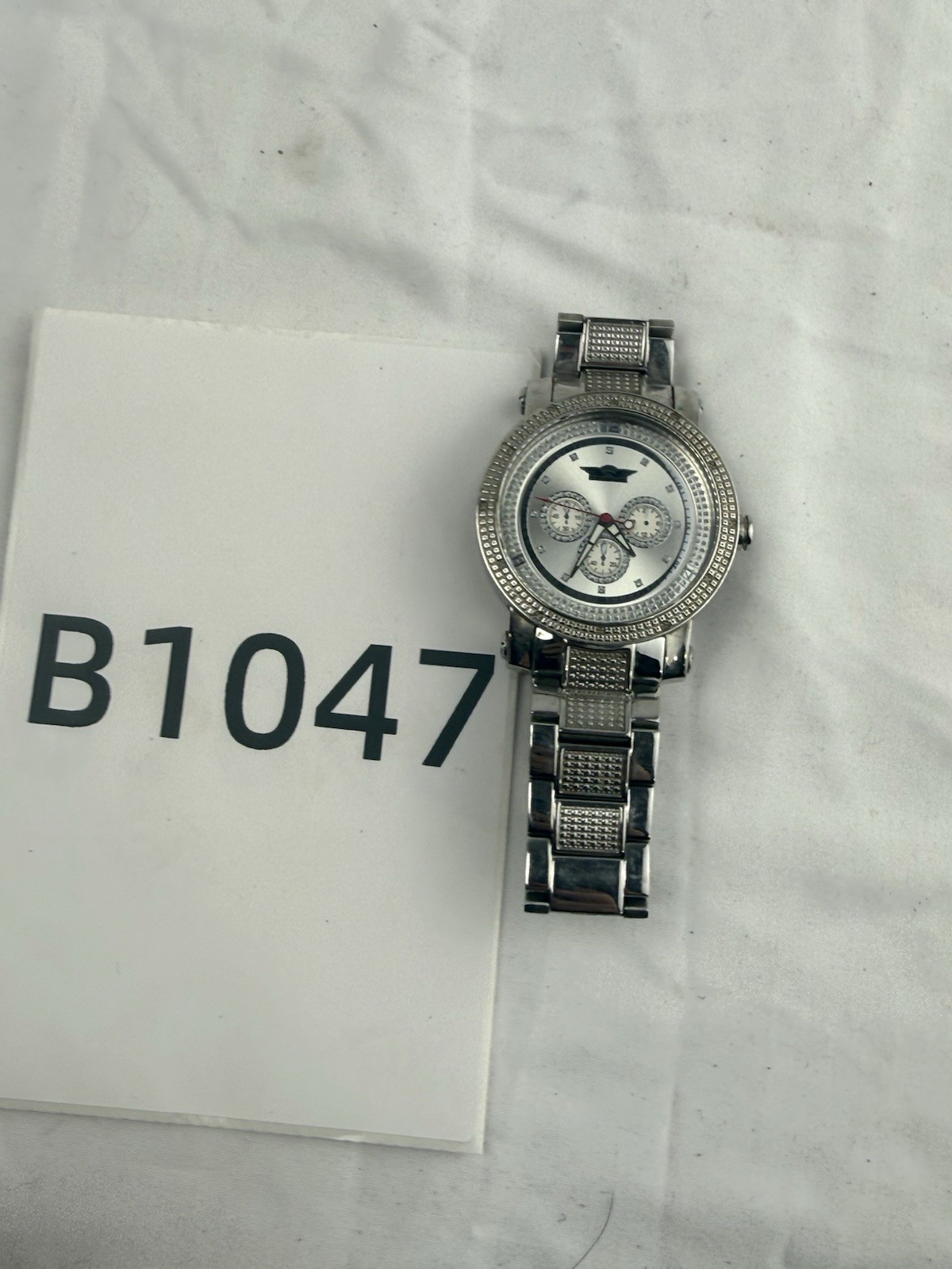 King Master GENUINE Diamond Watch FOR PARTS OR REPAIR