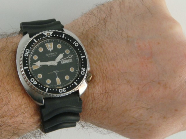 Seiko automatic 17j Willard Diver 6309‑7040 October 1977 M.I Japan Resist dial