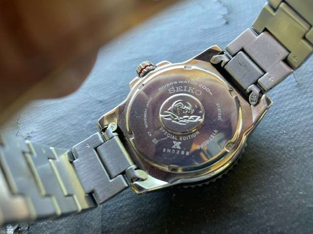 SEIKO Prospex PADI Special Edition Solar Diver; with Original Box