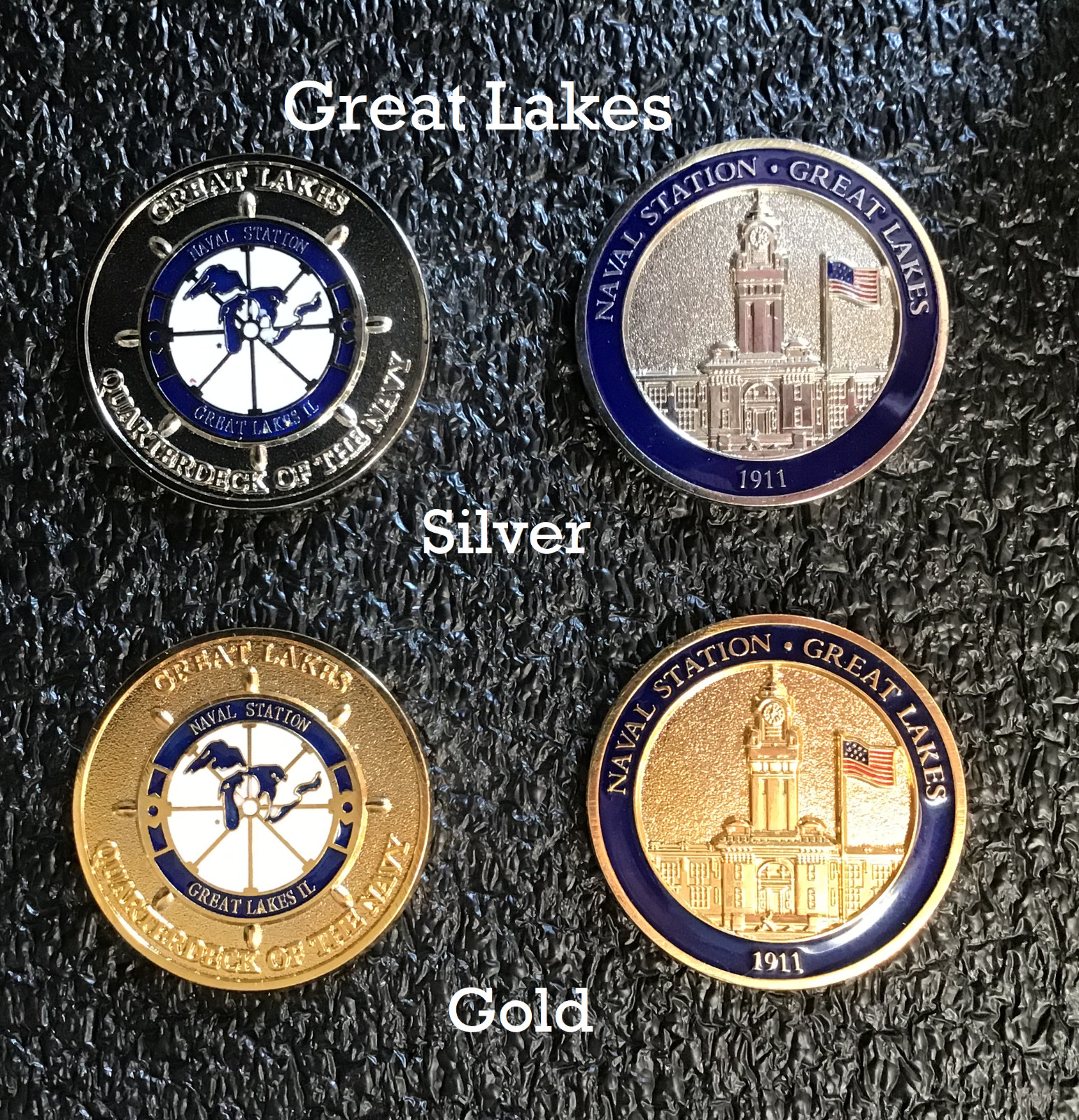 Great Lakes Naval Station ~ Not RTC ~ U.S. Navy ~ Challenge Coins ~ Navy