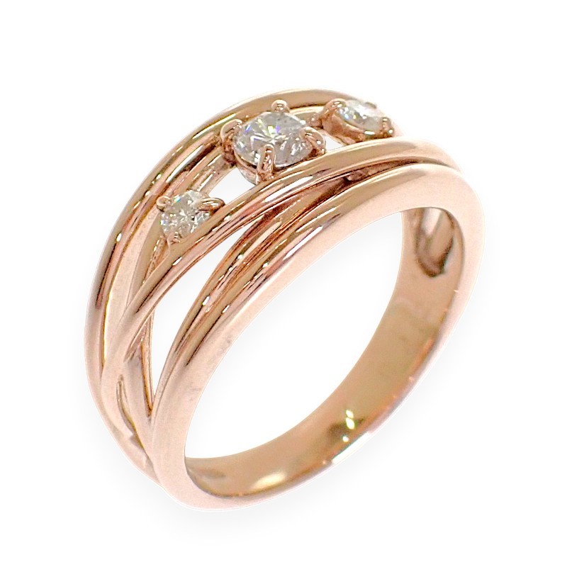 no brand #13(JP Size) ring K18 Pink Gold Women