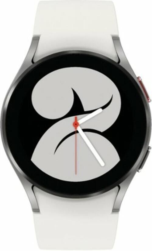 Samsung – Galaxy Watch4 Aluminum Smartwatch 40mm Bluetooth – Silver – SM-R860