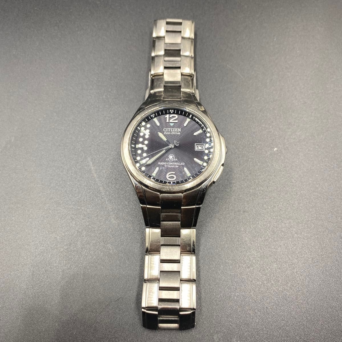 Citizen Attesa H410-T003788 Solar-Powered Titanium Silver