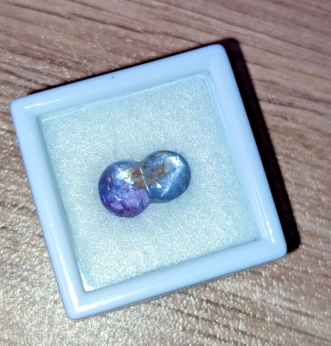 Natural Star Sapphire 2.80ct Two-Tone Purple gray | Unique Shape | Unheated