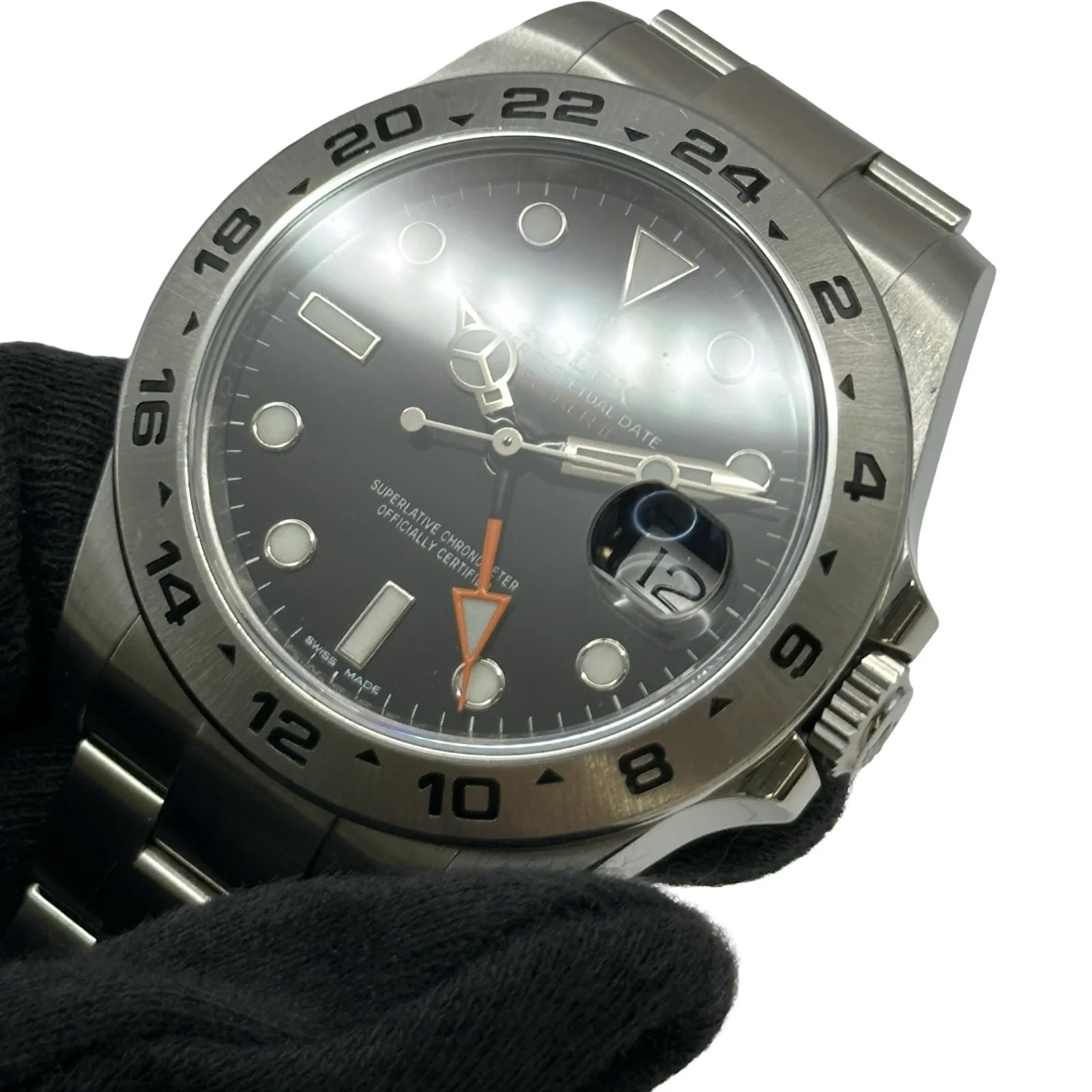 ROLEX 2 216570 42mm Stainless Steel Black Dial Automatic Watch OKW1824
