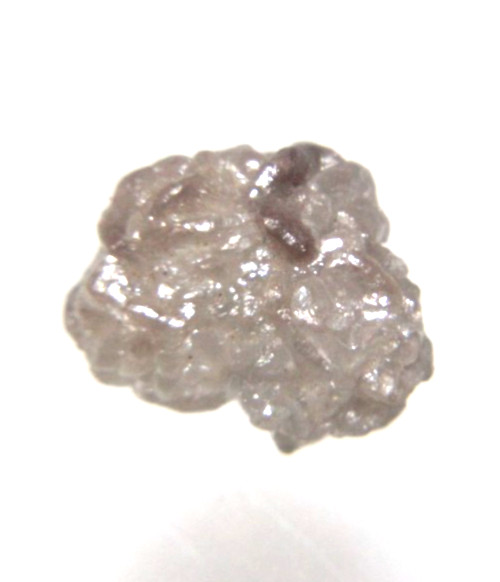 1.67 CTS RAW UNCUT NATURAL GRAY COLOR ROUGH DIAMOND PIECE 7.91×6.49×5.46 MM