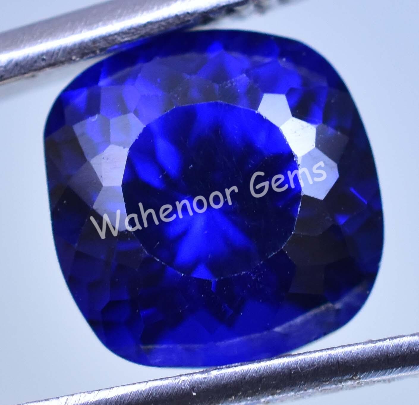 AAA+ 7.00 Ct Natural Arkansas Blue Benitoite Certified Rare Loose Gemstone