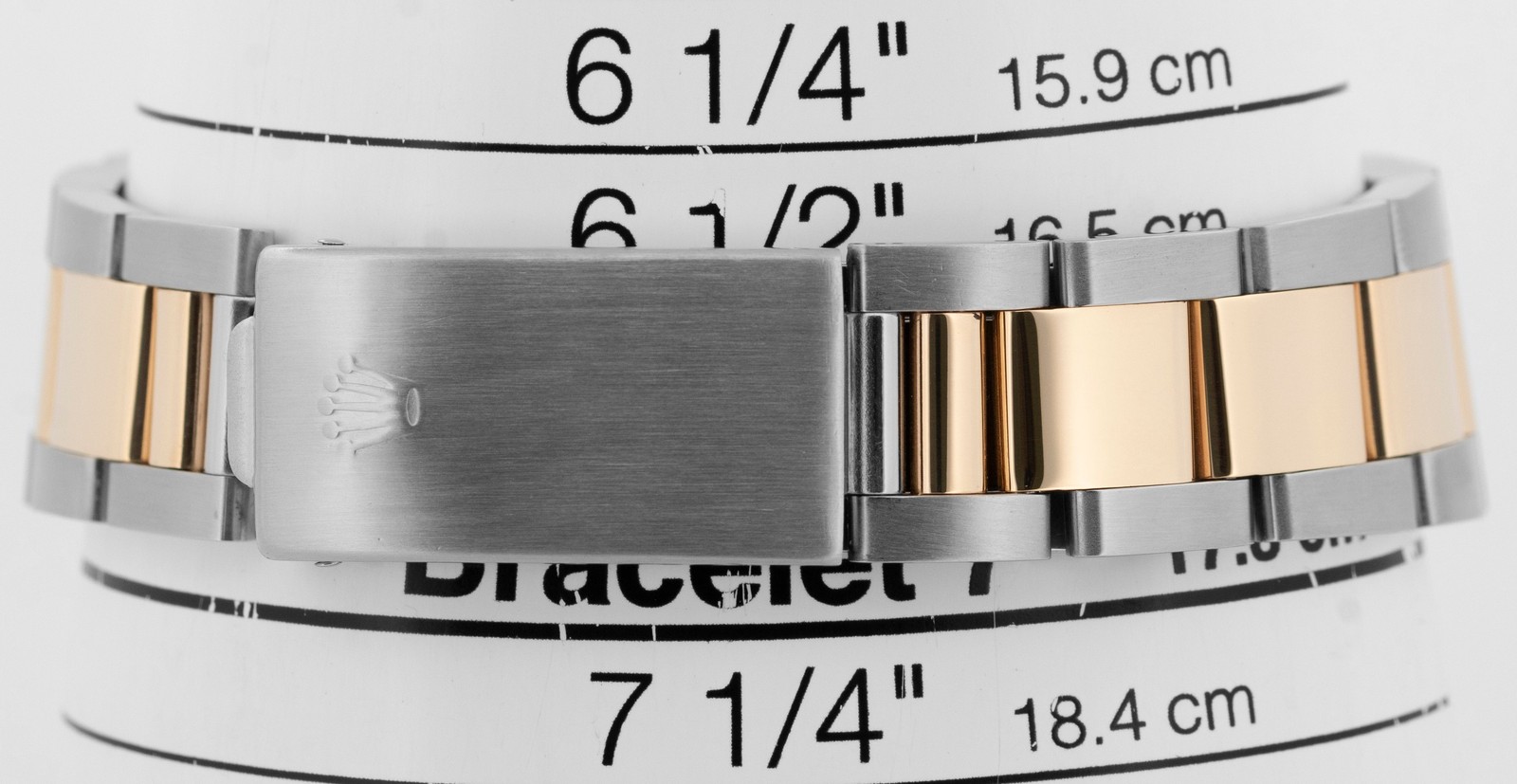 Rolex Oyster Perpetual Date CHAMPAGNE Two-Tone Yellow Gold 34mm 1505 Watch