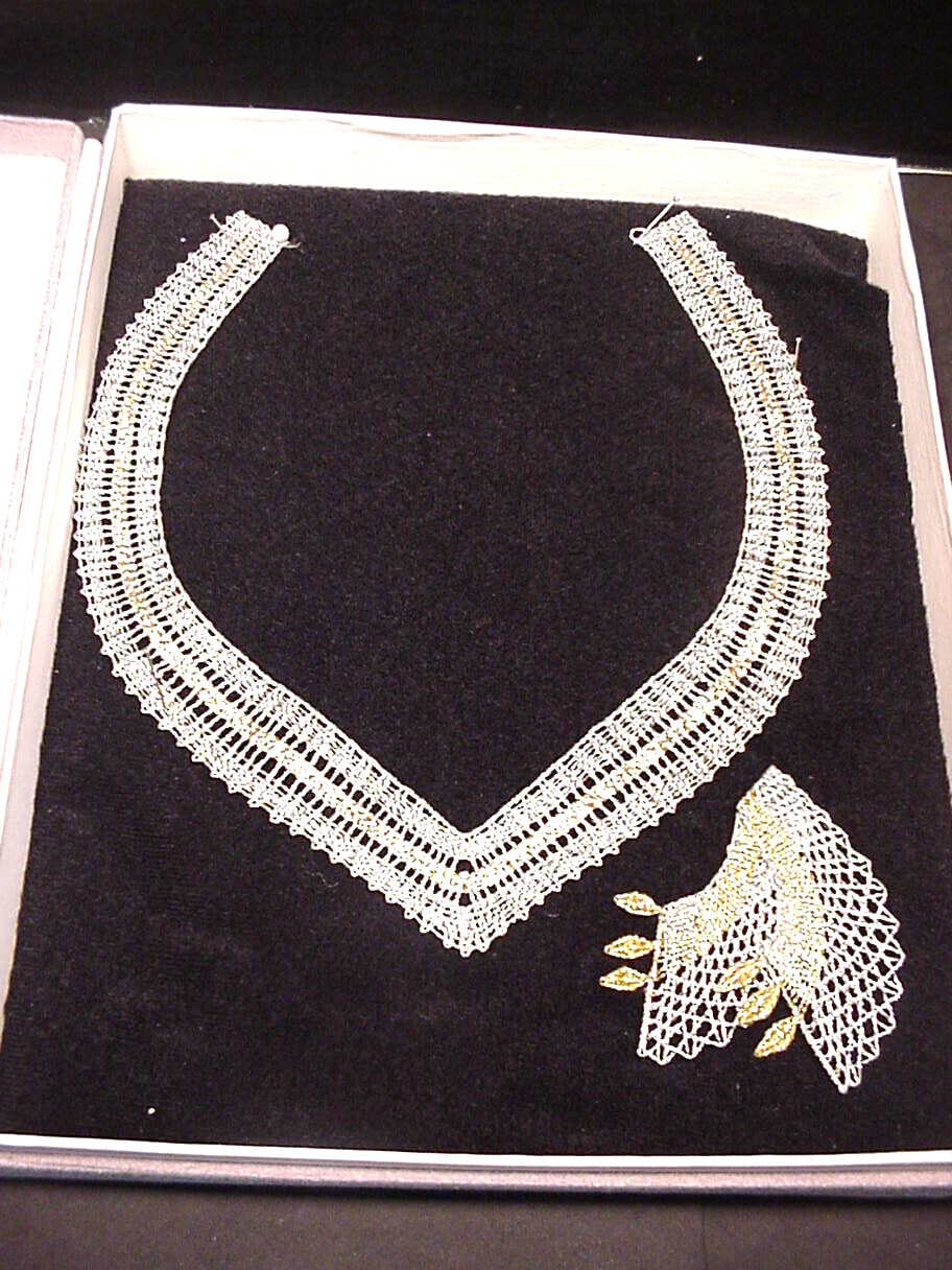 Vlasta Wasserbauerova Original Woven Necklace w/ Optional Pendant Czech