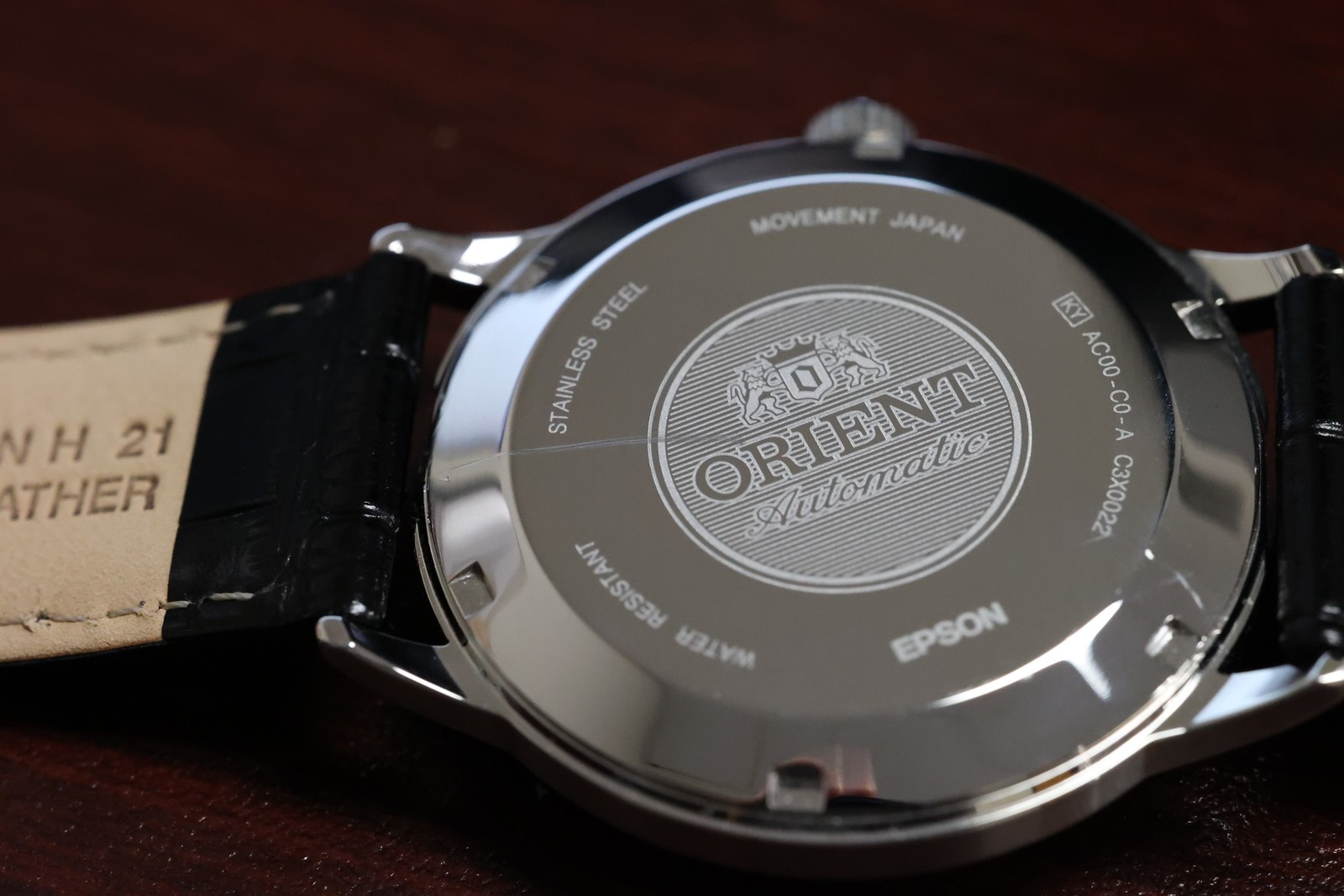 Scratch and Dent Orient Bambino Version 1 TAC00004B0 AC00004B Black Dial
