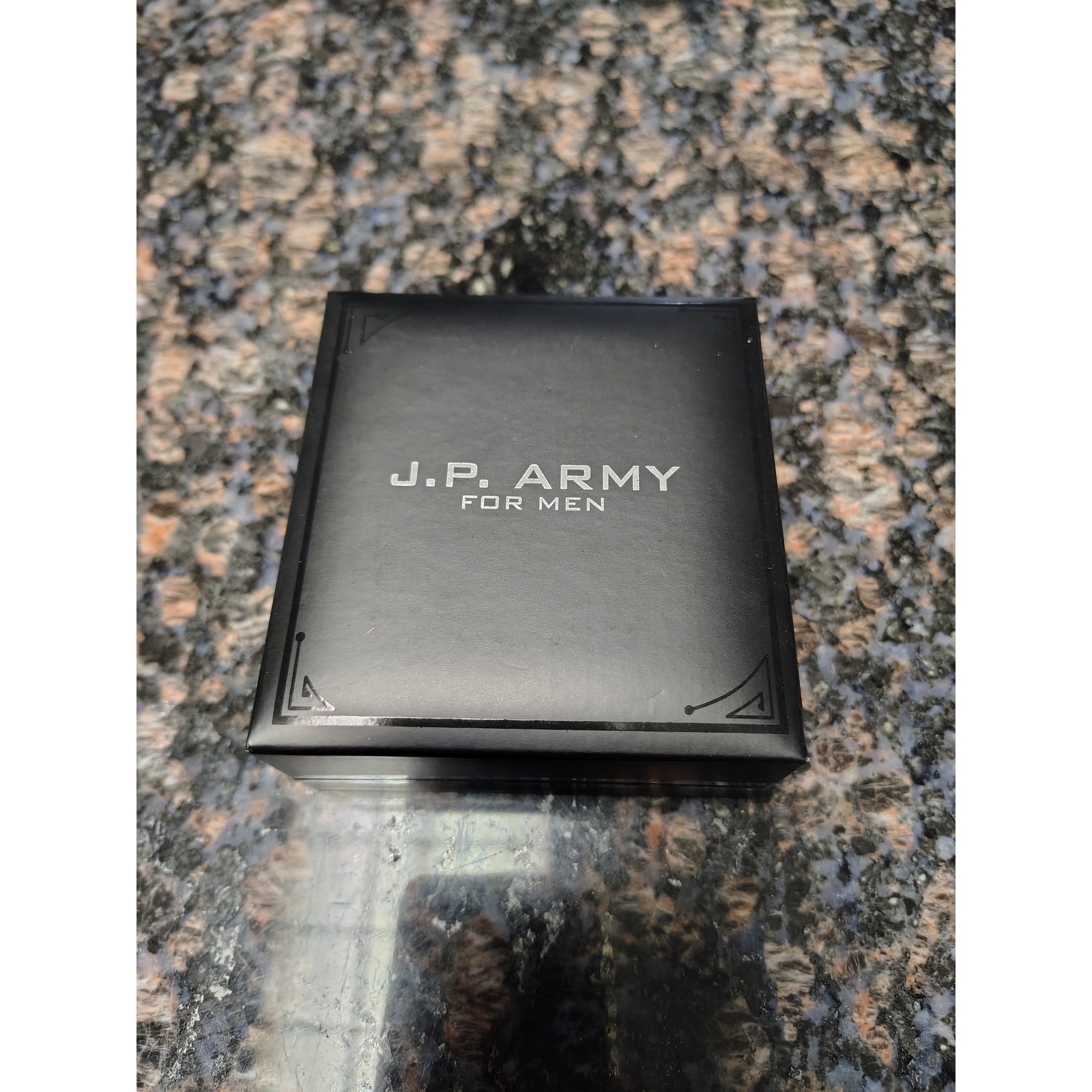 JP Army For Men Stainless Steel Crucifix Cross Pendant Necklace 24 Inch Chain