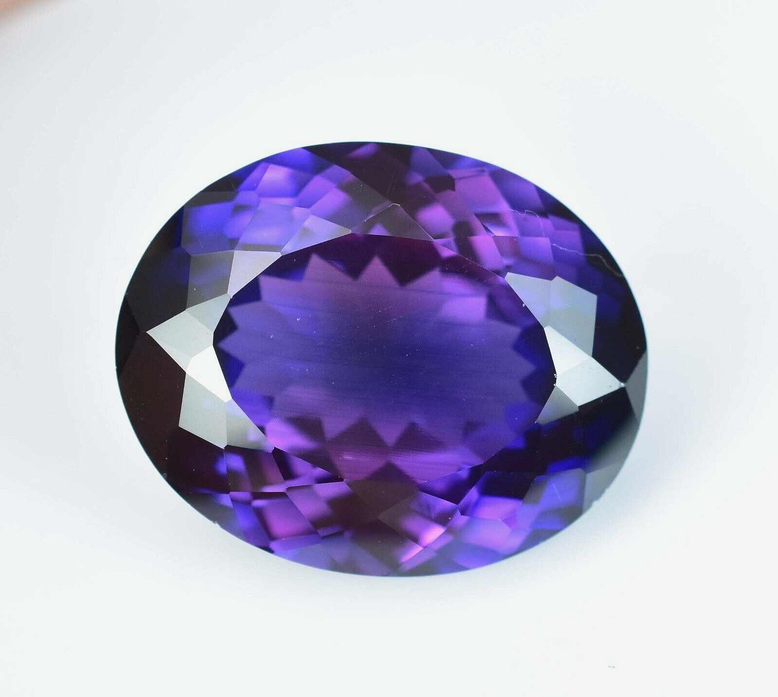 FLAWLESS Natural Purple-Blue Tanzanite 38.20 CT Oval IF Certified Loose Gemstone