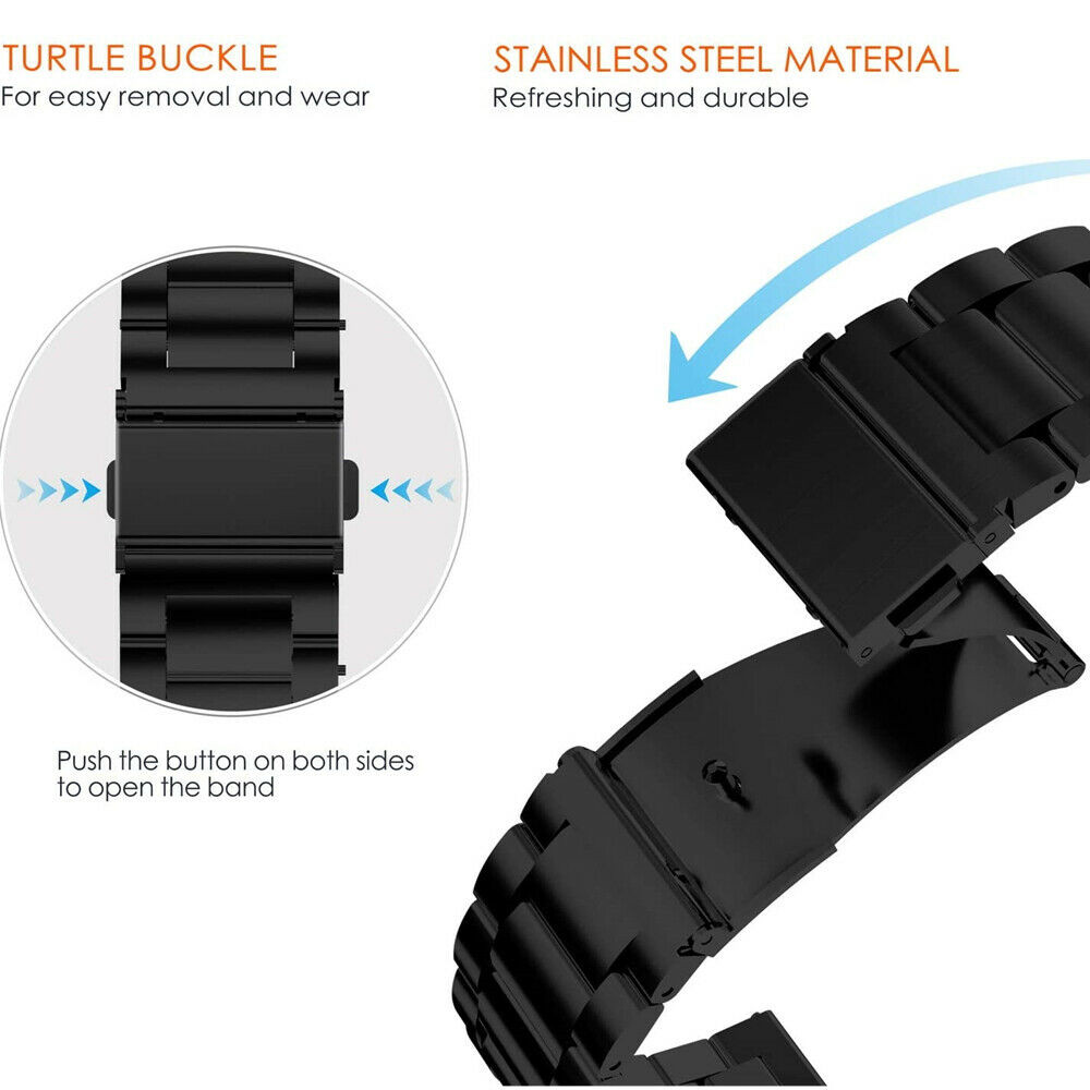 Stainless Steel Watch Band Strap+Case For Samsung Galaxy Watch 3 41mm / 45mm