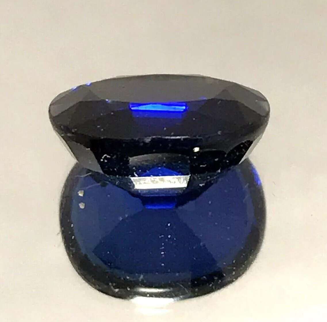 4.05 Ct Natural Blue Sapphire, Excellent Oval Cut , I Clarity,9 mohs
