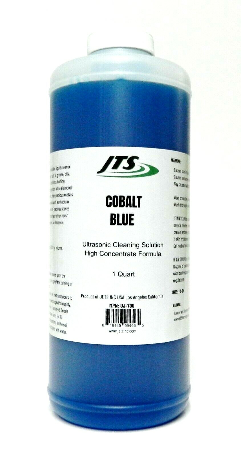 Ultrasonic Cleaner Solution JTS Cobalt Blue 1 Quart Cleaning Jewelry & Compounds